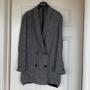 Linen Blazer/oversize-The Kooples